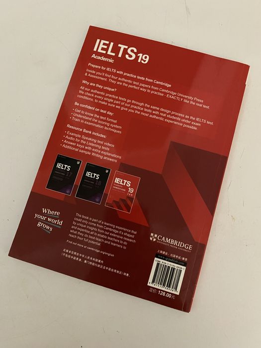 IELTS Cambridge 18, 19 (реальные тесты + ответы)