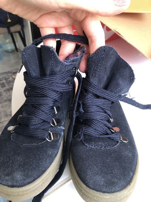 Ботинки детские 30-32 р Замша