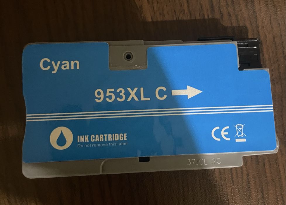Съвместима мастилена касета HP 953XL Cyan (F6U16AE) – Нова