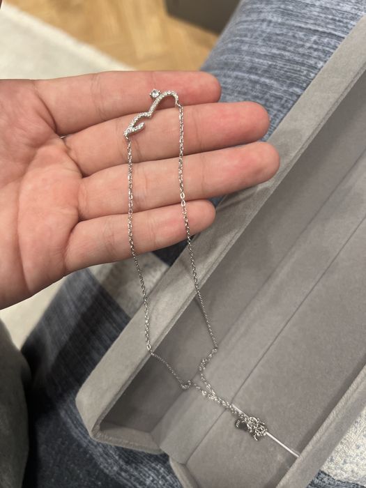 Ожерелье серебряное