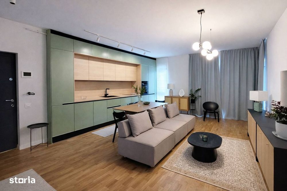 De închiriat apartament de lux cu 4 camere, plus grădină – în Borhanci