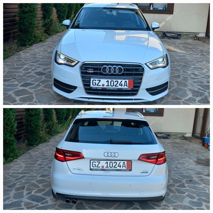 Audi A3 Quattro/2,0tdi 150cp/2015 Euro 6/Cutie manuala/Full led bixenon adaptiv etc