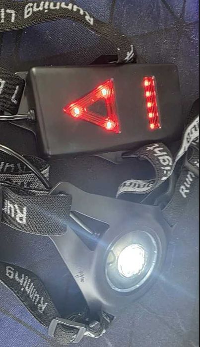 Lumina alergare / ciclism, USB LED reglabila, rezistenta la apa, 3 moduri.