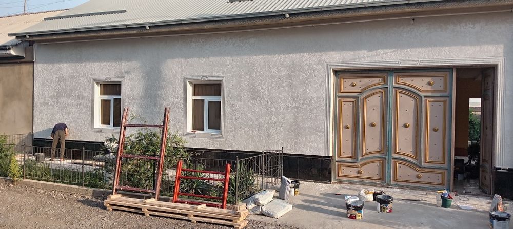 Yevro va neo klassika pol patalok travertin fasad MarMarino