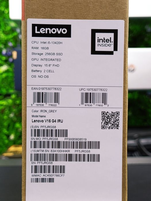 Lenovo V15   16/256GB  i5 13420H