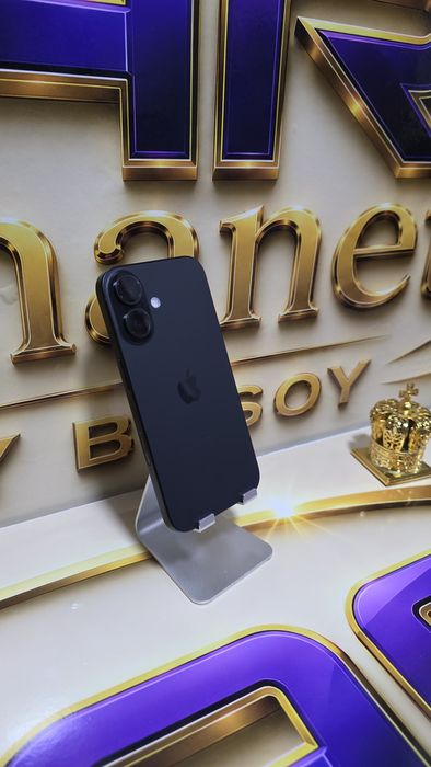 iPhone 16 Black 5G 128GB Baterie:100%.Preṭ fix! CA NOU