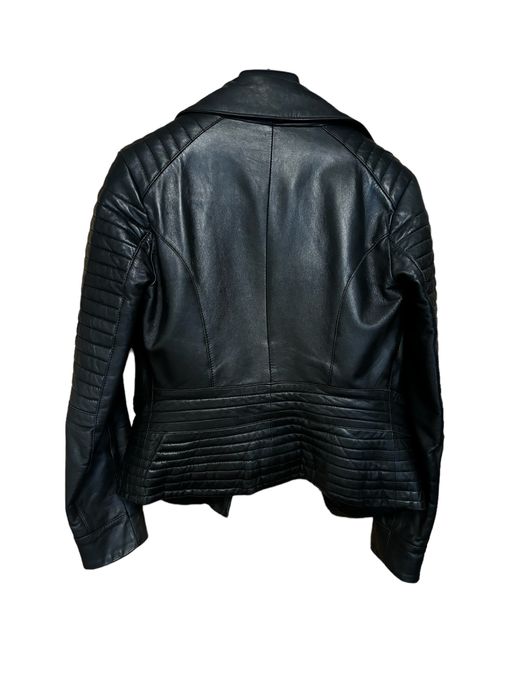 Продавам черно кожено яке - естествена кожа