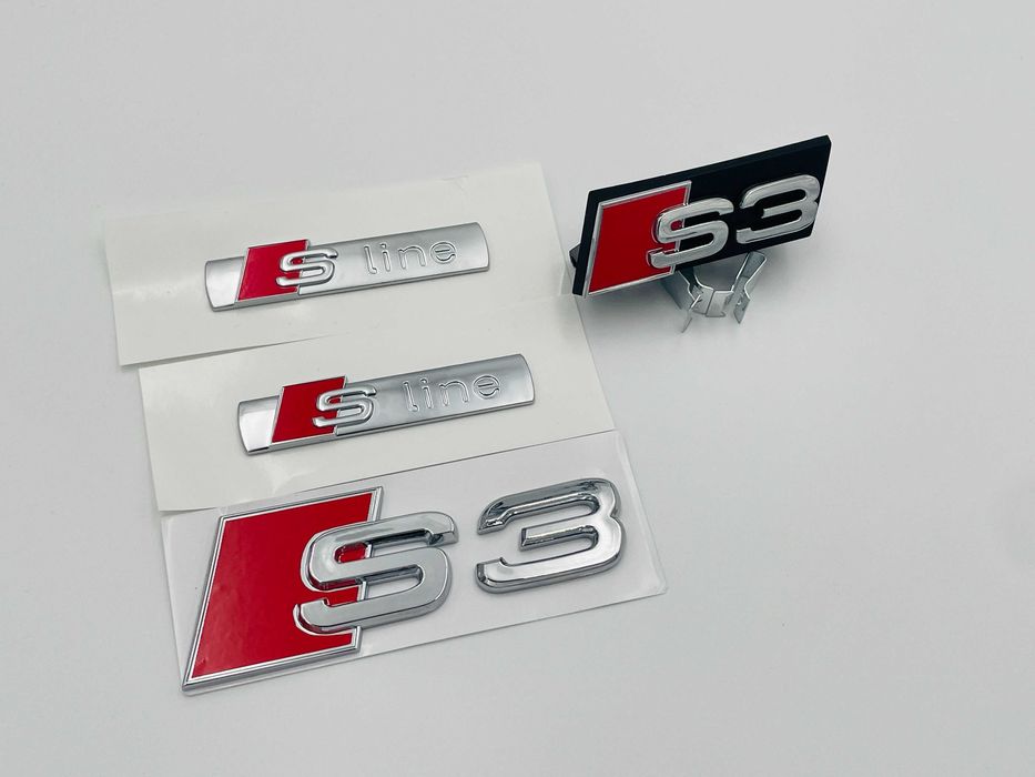 Set embleme compatibile Audi S3 A3 s-line