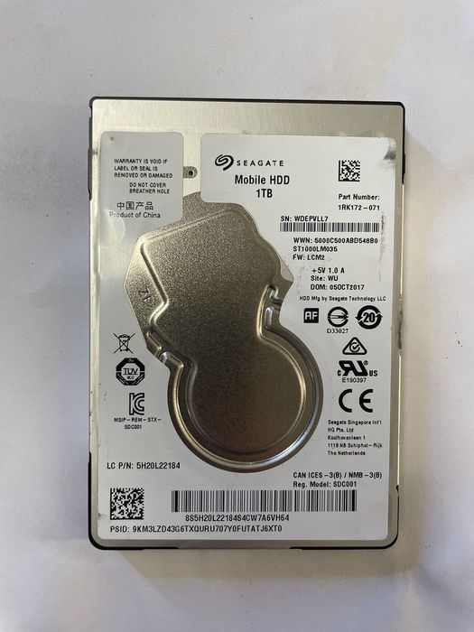 Продам жёсткий диск 1тб