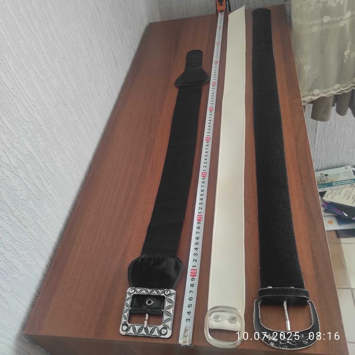 КОЛАНИ дамски бял и черни, широки, супер евтино