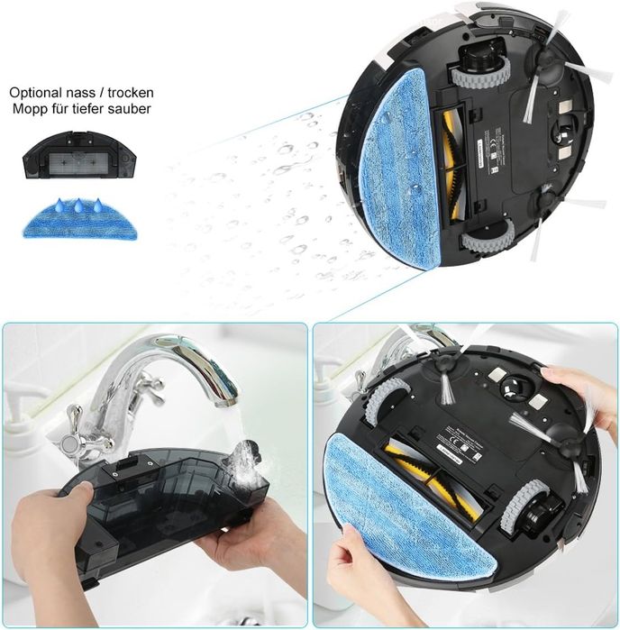 Робот прахосмукачка Bagotte BL509  за сухо и мокро почистване