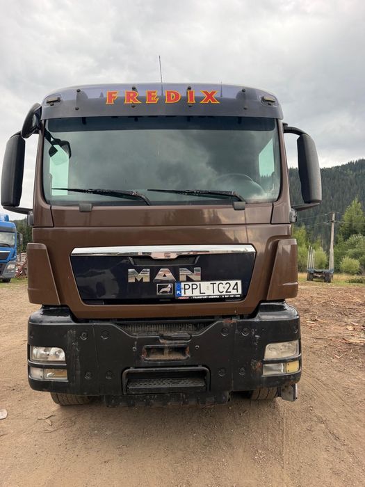 MAN TGS 6x4 forestier fara macara