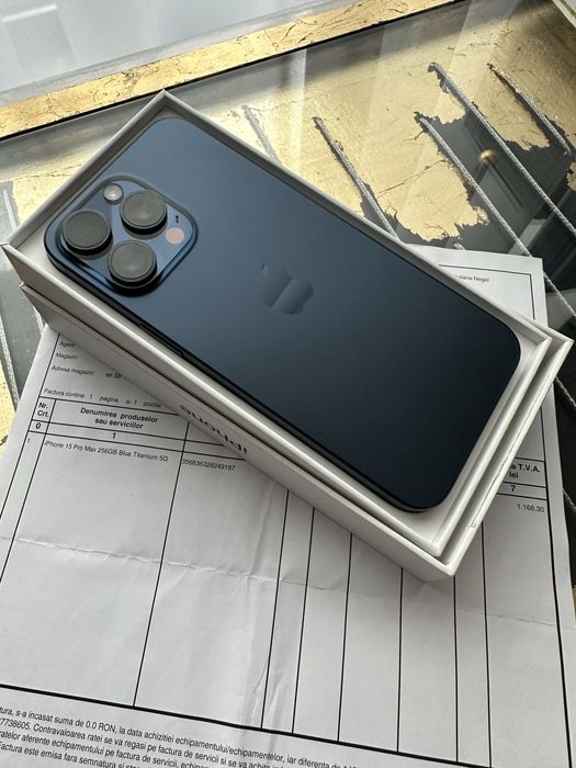 Iphone 15 pro max 256gb impecabil 10/10 87% baterie