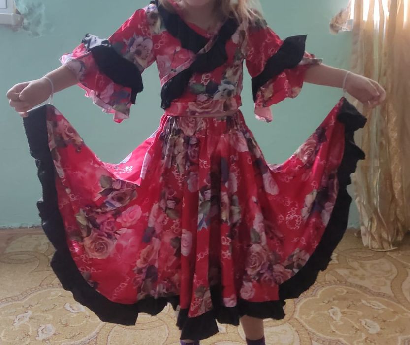 Новогодний костюм цыганки для девочки