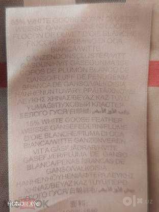Burberry Brit Оригинал Куртка Пуховик из Гусиного Пуха 46-48р