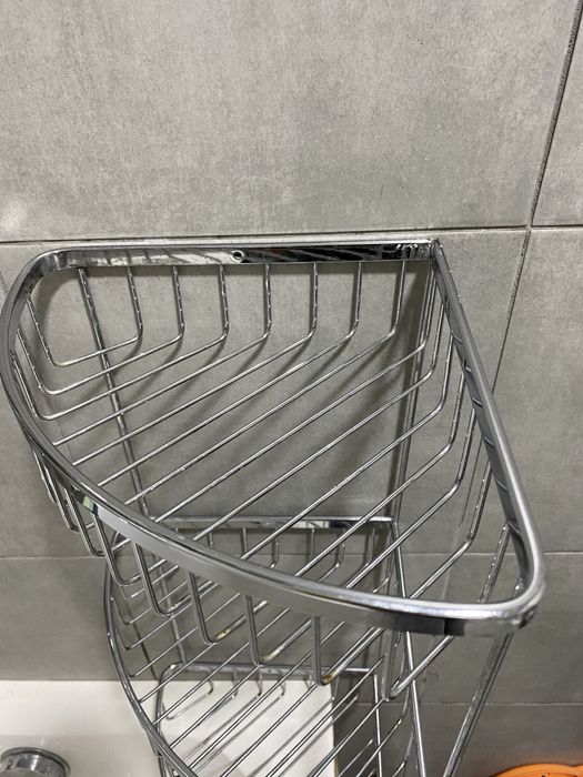 Угловая полка в ванную