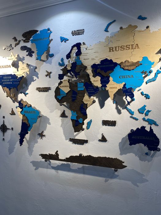 3D xarita, 3д карта мыра, Dunyo xaritasi