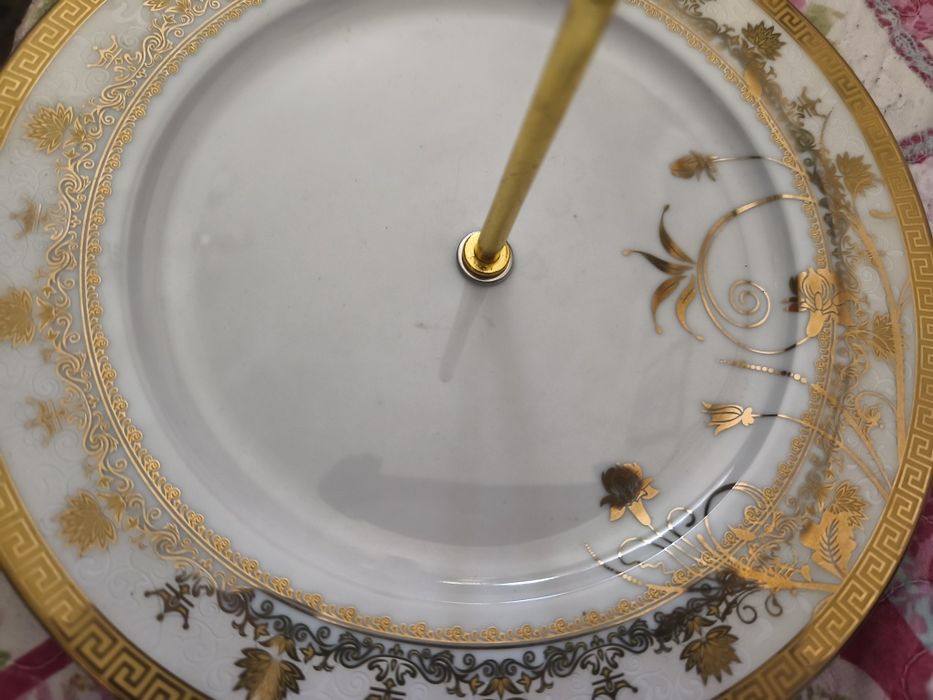 Тортница , позолота 24К