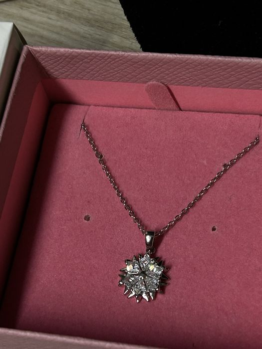 Lantisor SnowFlake Swarovki