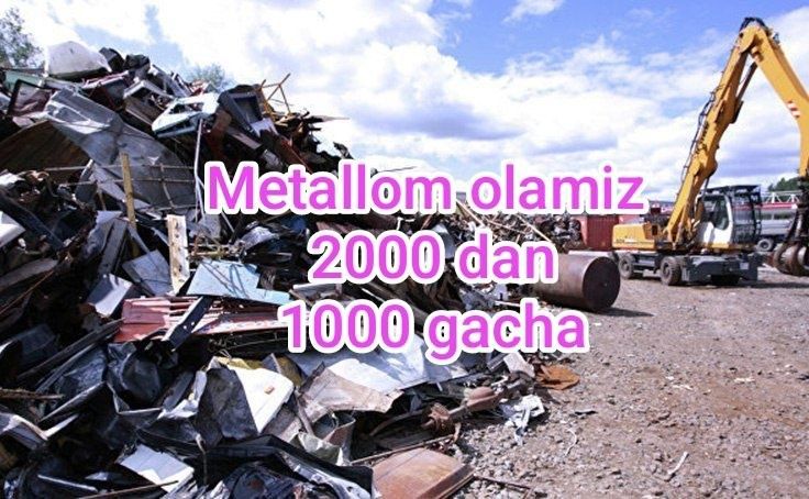 Metallom olamiz 24/7 Metallalom Metal Металлолом оламиз металлом