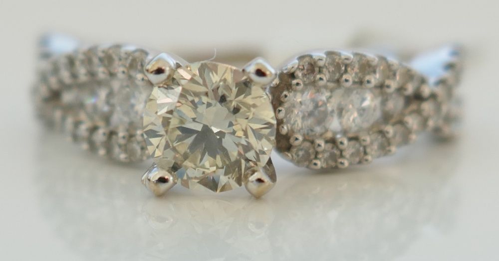 Inel 14k diamante naturale 1.40ct