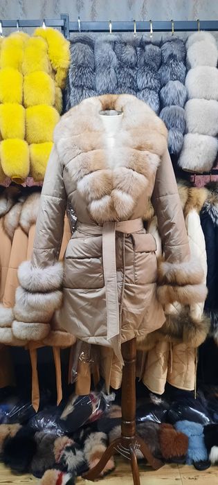 Ново Зареждане!Палто от естествен косъм/яке/сако