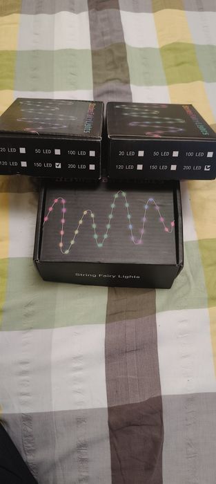 Instalatie LED, bandă RGB cu Bluetooth și aplicatie telefon