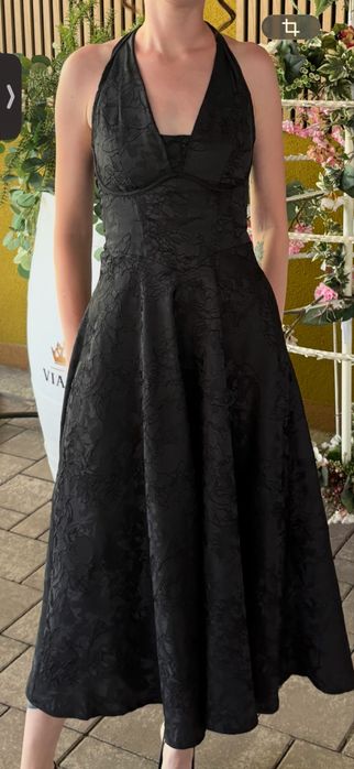Rochie midi neagra