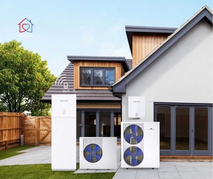 Sistem complet Pompă Căldură Monobloc R290 8.3kW| compresor Mitsubishi