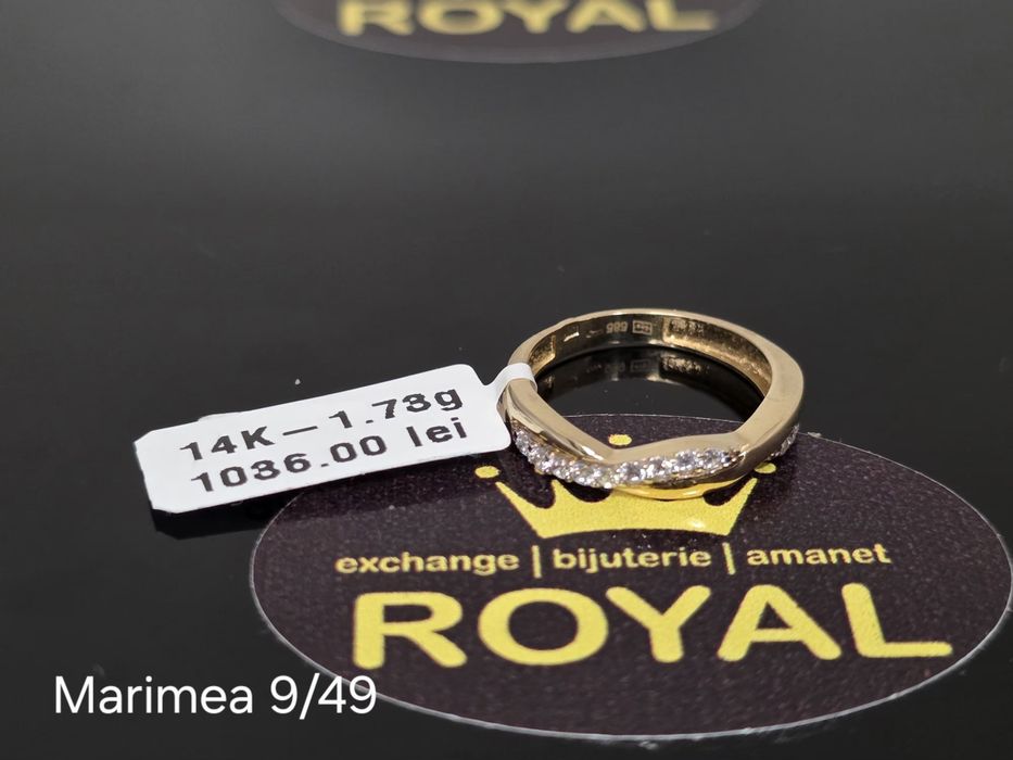 Bijuteria Royal: Inel aur 14k/1.73 gr