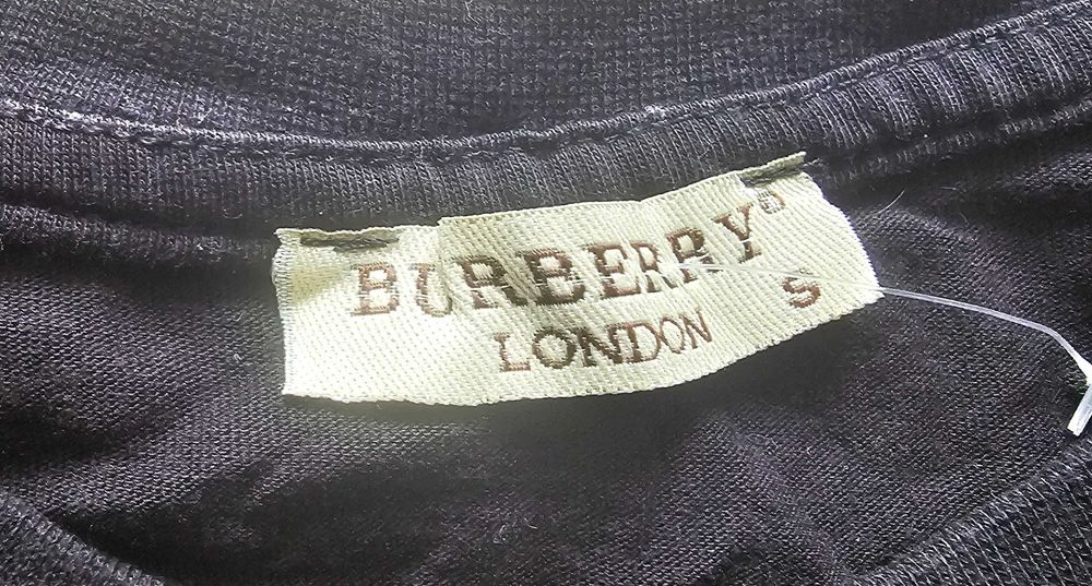 Tricou Burberry London - negru Mărimea S