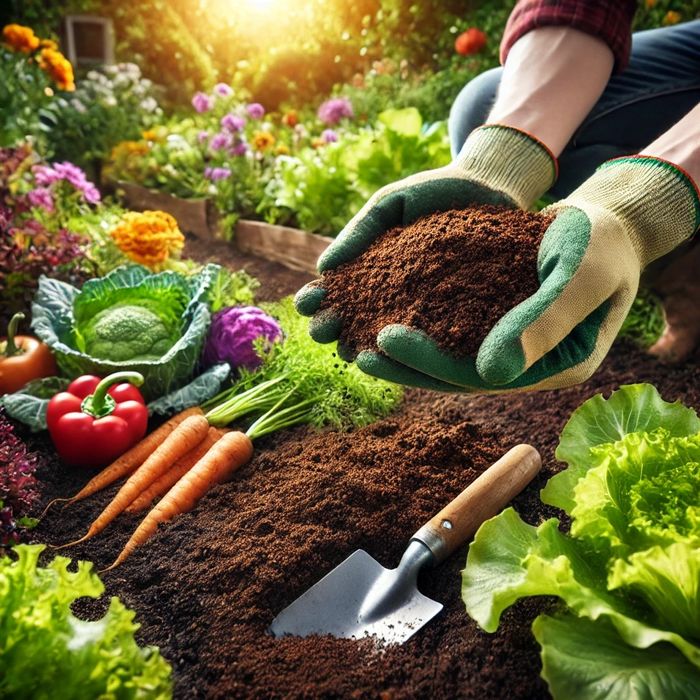 Биогумус // Чернозём // торф / перегной