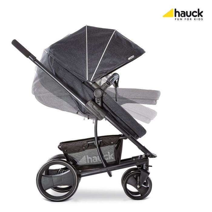 Комбинирана количка 3 в 1 Hauck - Pacific 4 Shop N drive - сива