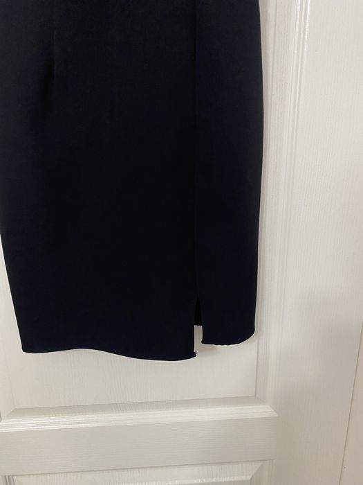 Черна мини рокля с презрамки