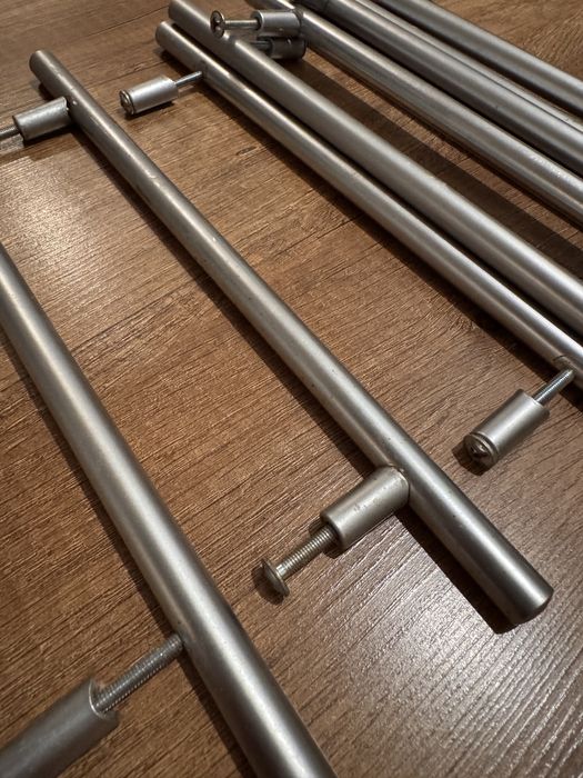 17 Manere mobila de 27 cm inspire Sara otel argintiu lucios periat