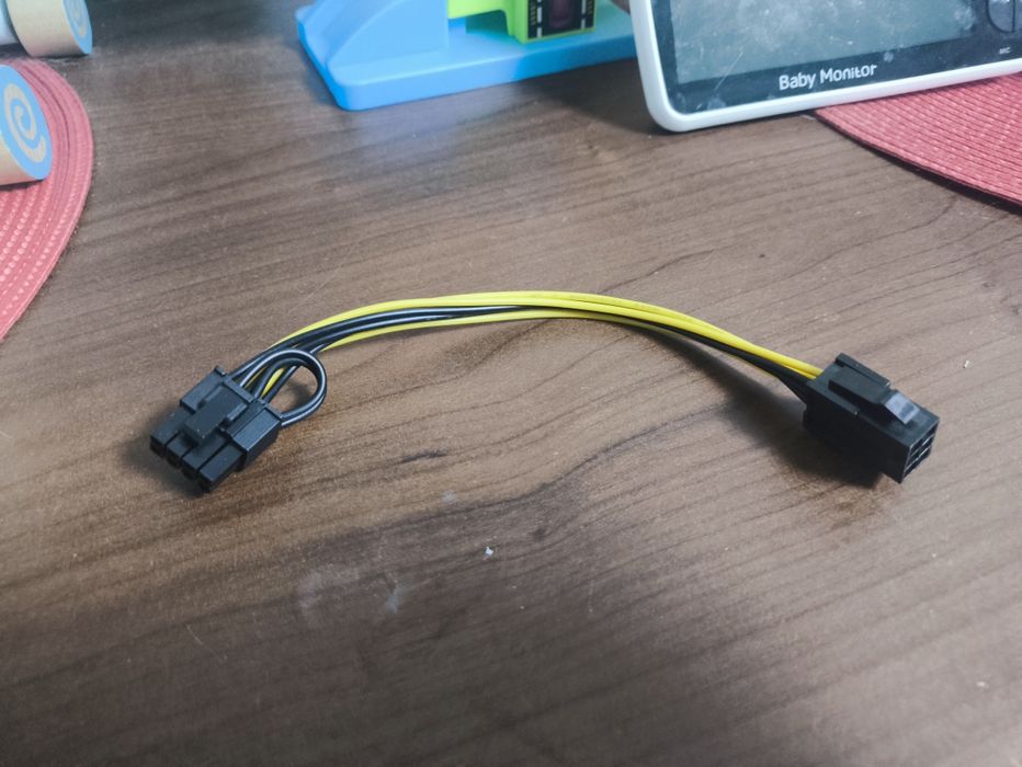 переходник PCI express 6pin->8pin