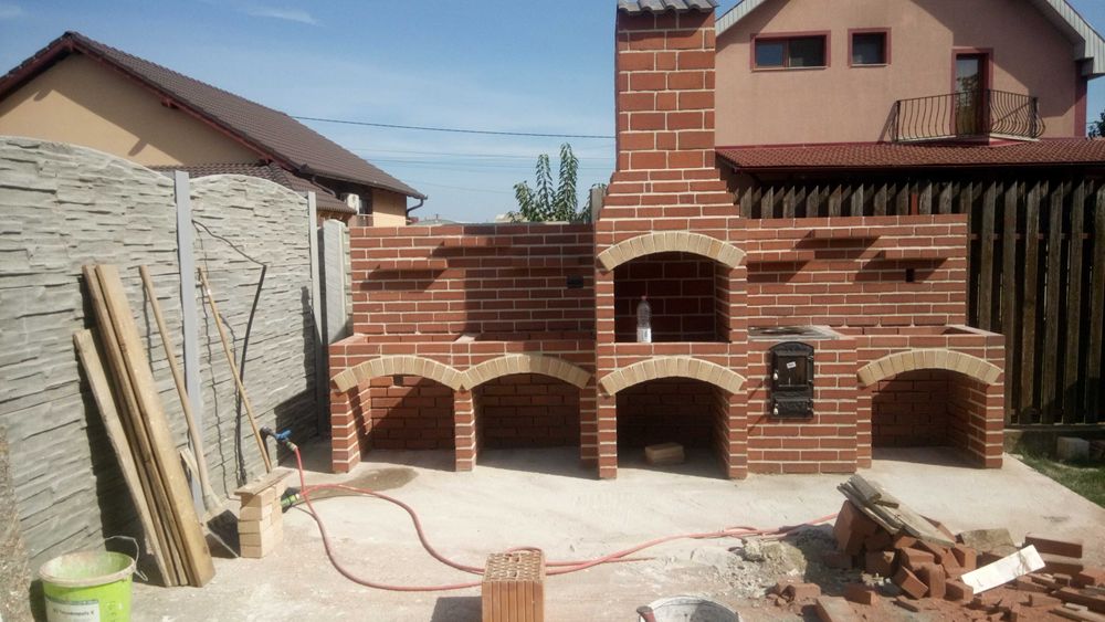 gratare de gradina din caramida, ,cuptoare,sobe cu plita,etc