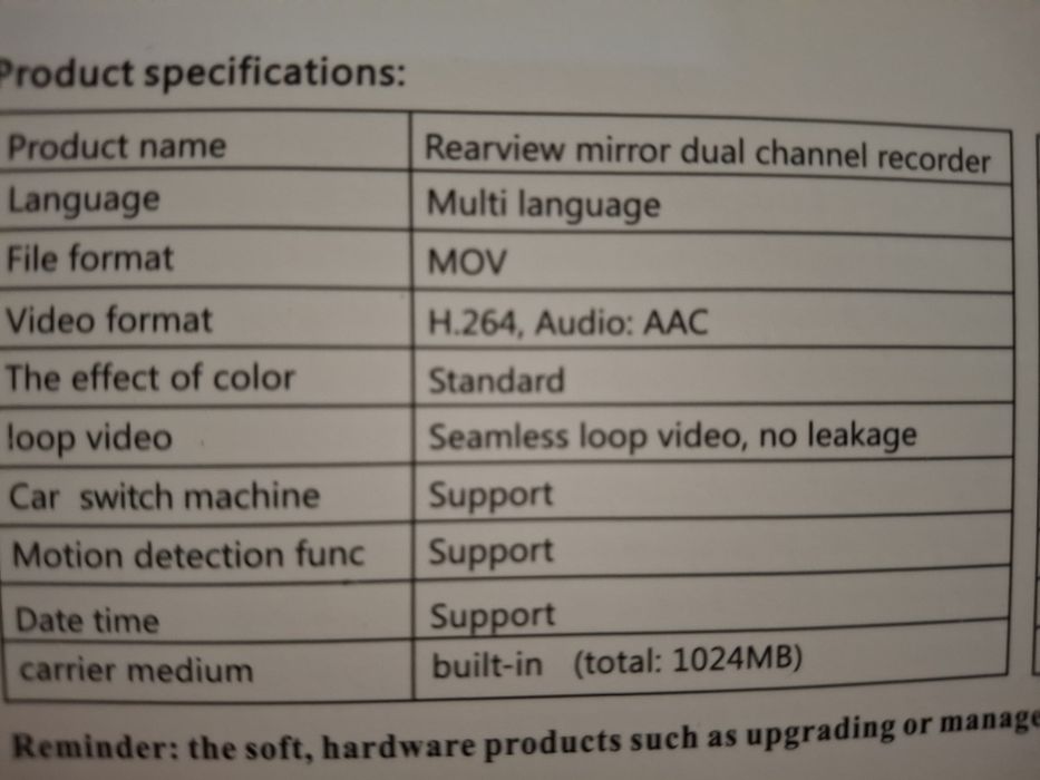 Camera auto 3 in 1 360 grade, Camera marsalier-interior, FULL HD, Nigh