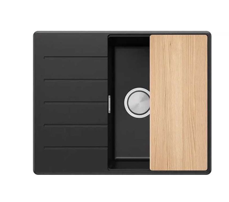 ПРОМО к-т мивка смесител сифон дозатор дърска без дос кухненска гранит