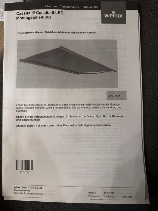 Marchiza terasa/ balcon