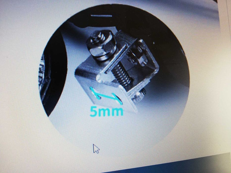 Automodel faruri rotunde D= 2,4cm, patrate L=2cm talpa metal reglabila