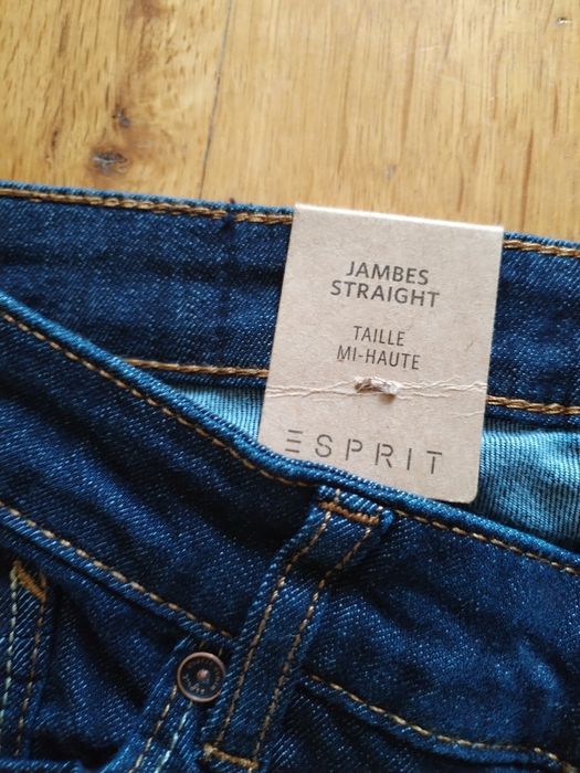 Нови, тъмносини дънки Esprit W26 L32