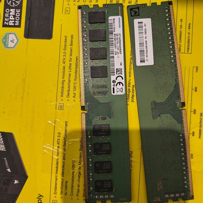 vand kit ddr4 desktop 2x4gb 2133 verzi second hand ram memorie