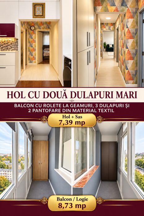 Apartament 3 camere, complet mobilat și utilat, parcare și boxă – Șoseaua Giurgiului, Sector 4