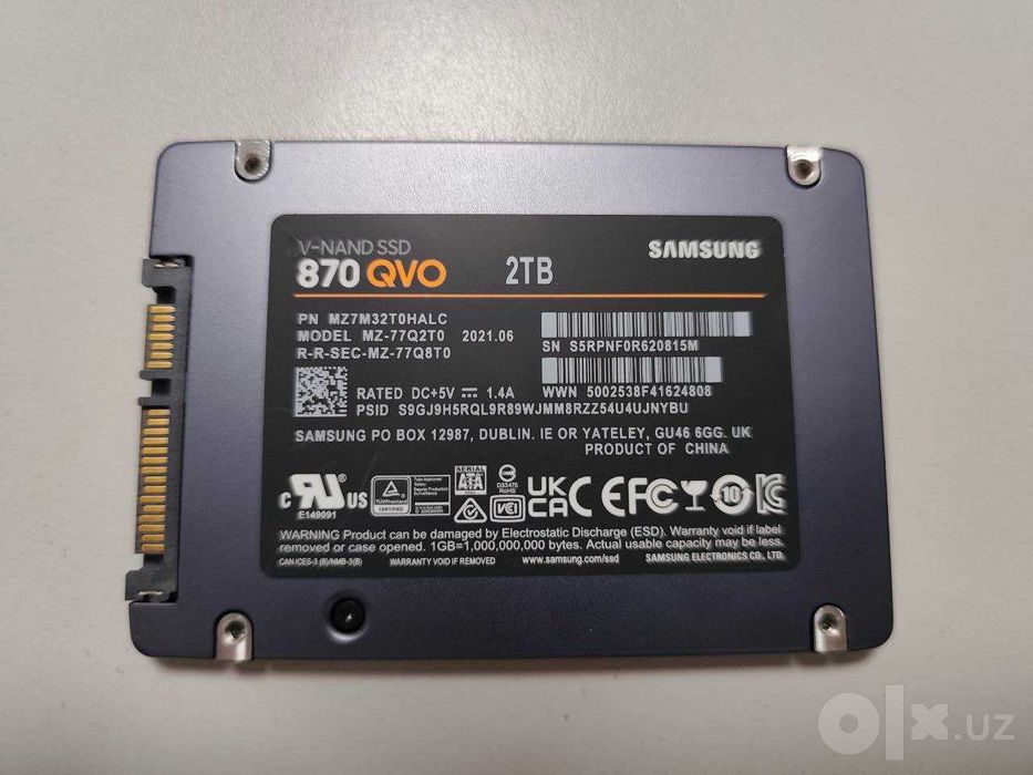 sata ssd  2 TB samsung qvo