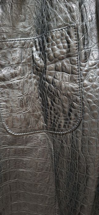 Кожено мъжко сако