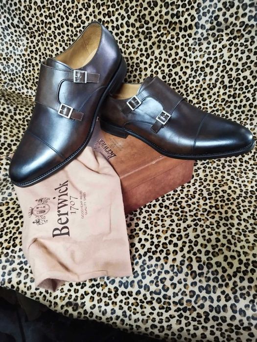 Испански ъжки обувки Berwick 1707,като нови.Номер 45