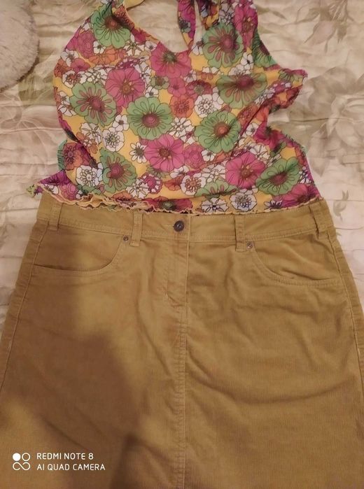 Немска поличка цвят горчица  размер 40 (M-L )