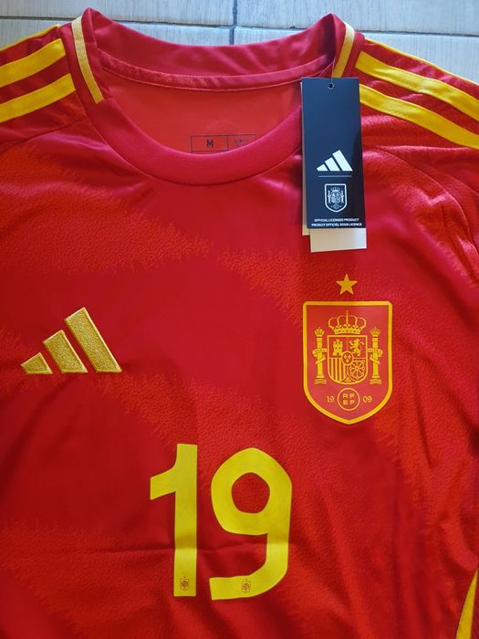 Tricou Fotbal Spania-Lamine Yamal #19