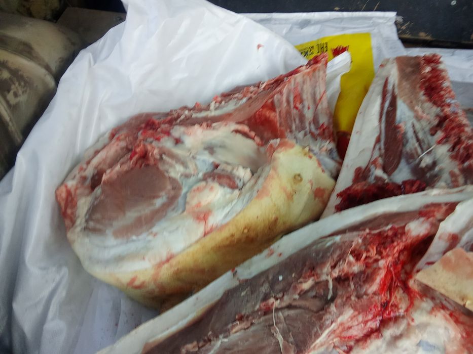 Мясо свинины свежие.